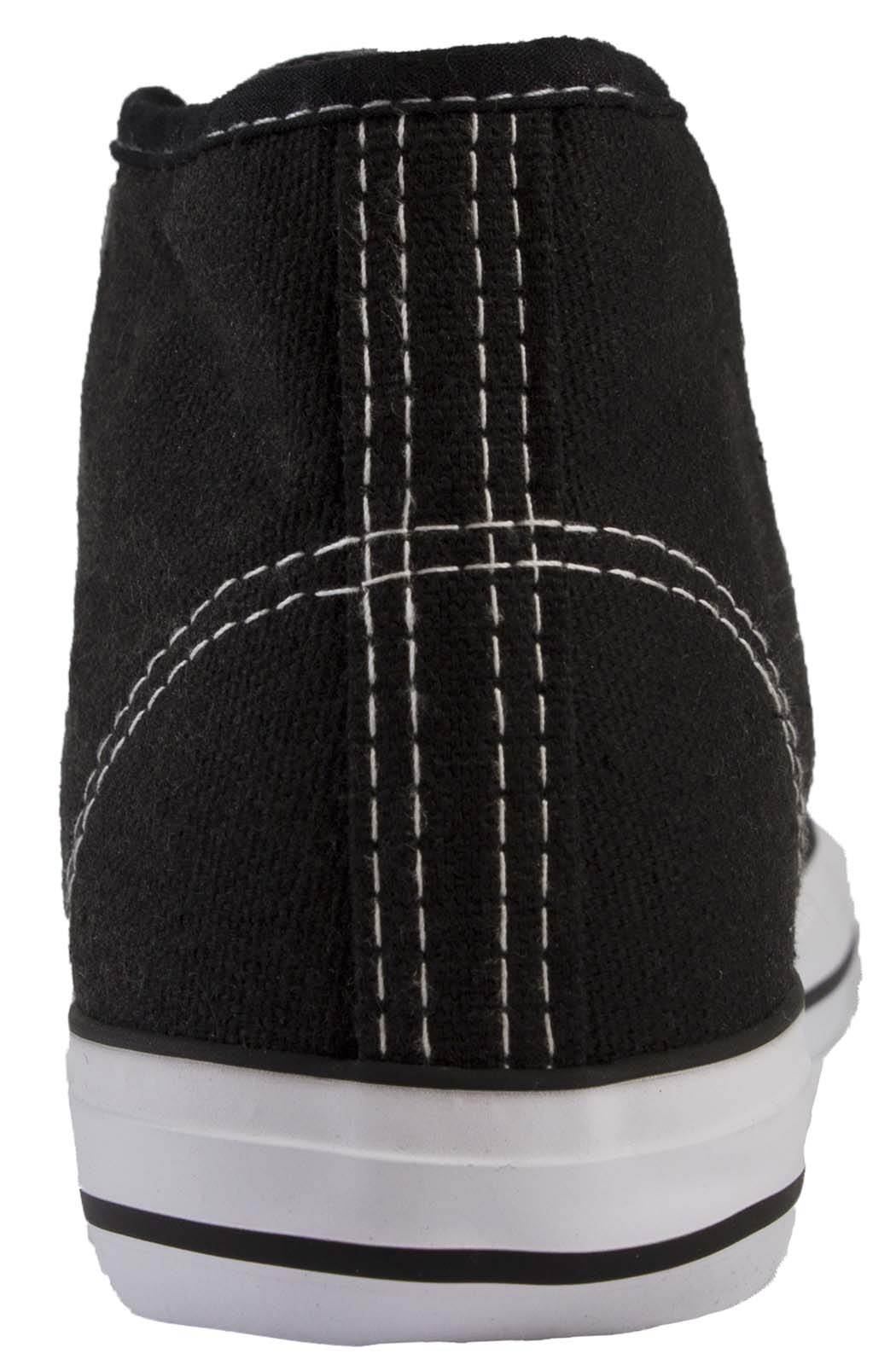 New Mens Womens Girls Boys Canvas Hi Tops Boots Lace Up Pumps High Tops